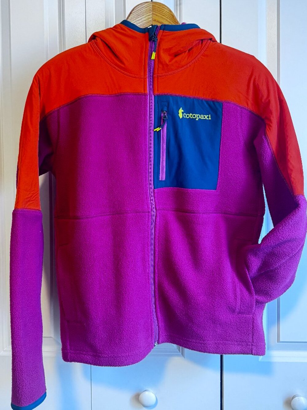 Cotopaxi Hooded Full-Zip Fleece Jacket, Like New